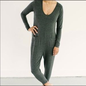 smash+tess Other - SMASH+TESS WEDNESDAY ROMPER IN DARK GRAY SMALL smash+tess Other - SMASH+TESS WEDNESDAY ROMPER IN DARK GRAY SMALL